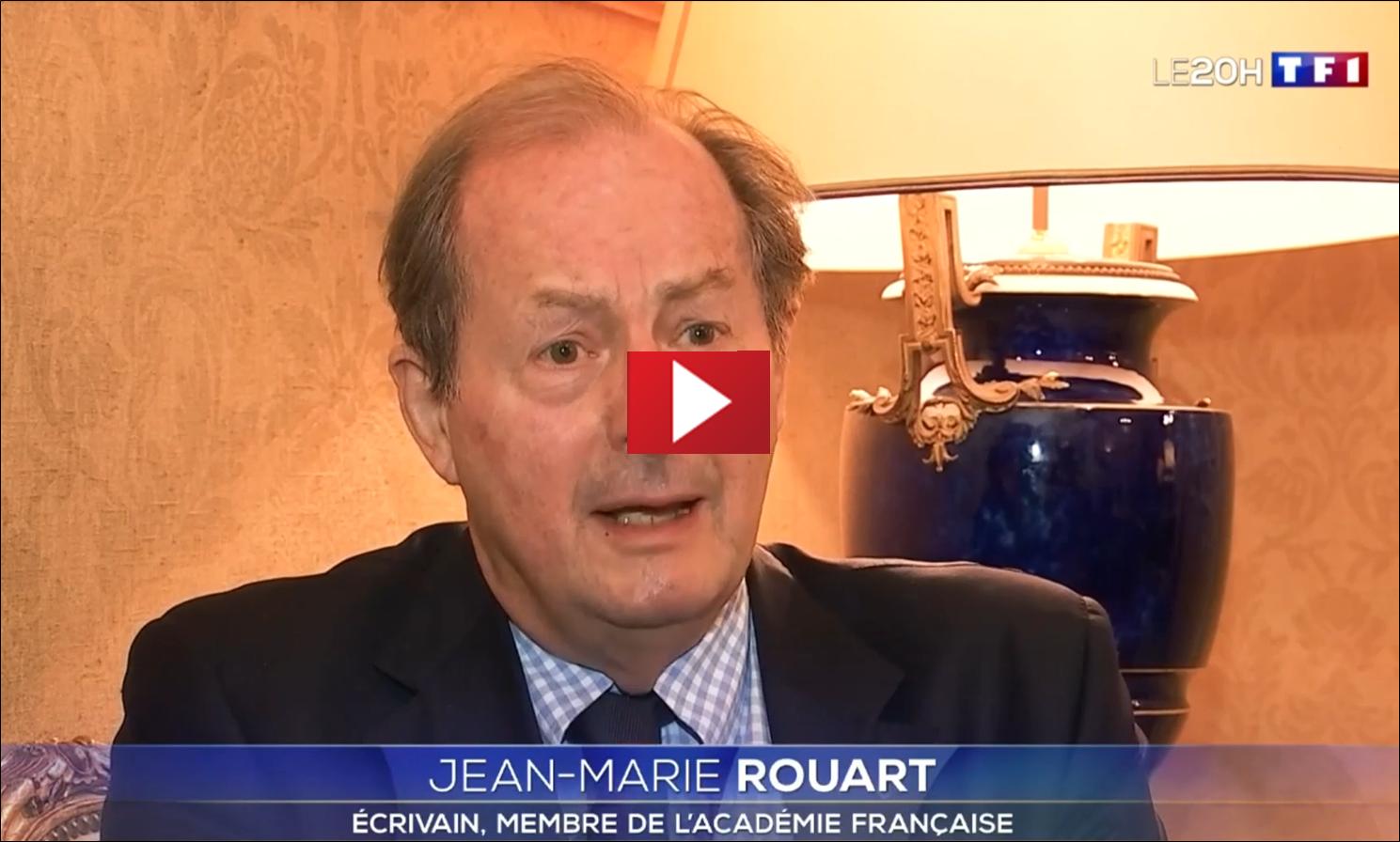 Jean-Marie Rouart, de l'Académie française, au sujet des anglicismes