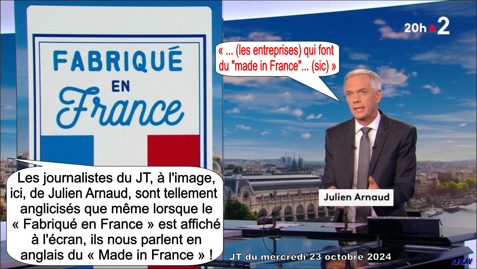 Julien Arnaud, journaliste, 20h de France 2