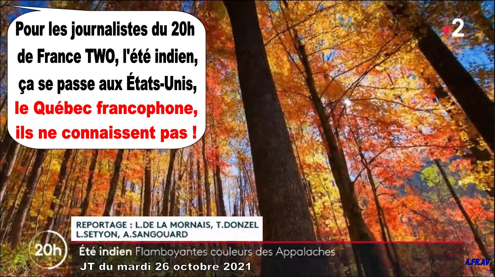 L'été indien au 20h de France-2, Loïc de La Mornais et Thomas Donzel
