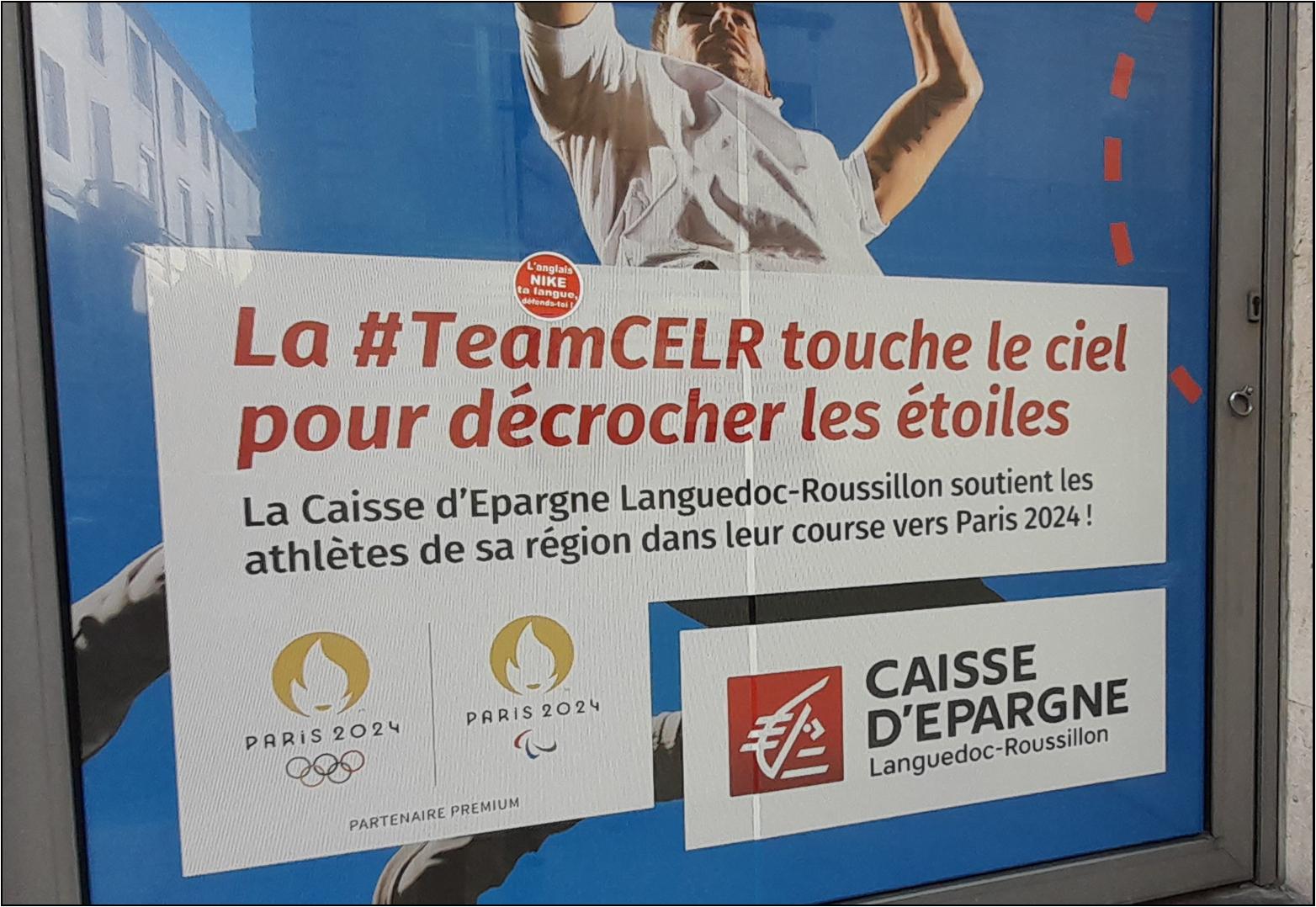 La Caisse d'Epargne n'épargne pas notre langue de l'anglicisation-disparition