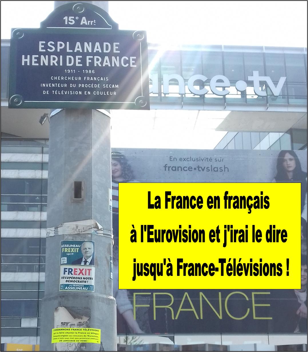 La France à l'Eurovision, France 2 et France Televisions