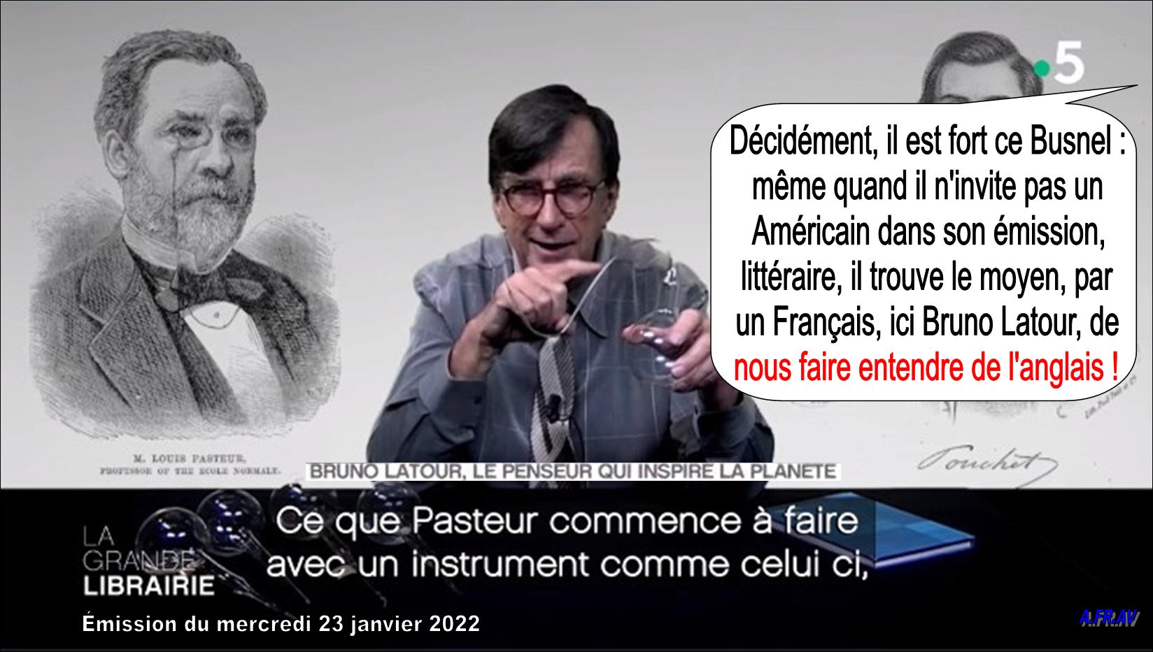 La Grande Librairie, Bruno Latour en anglais sur France 5, France Télévisions