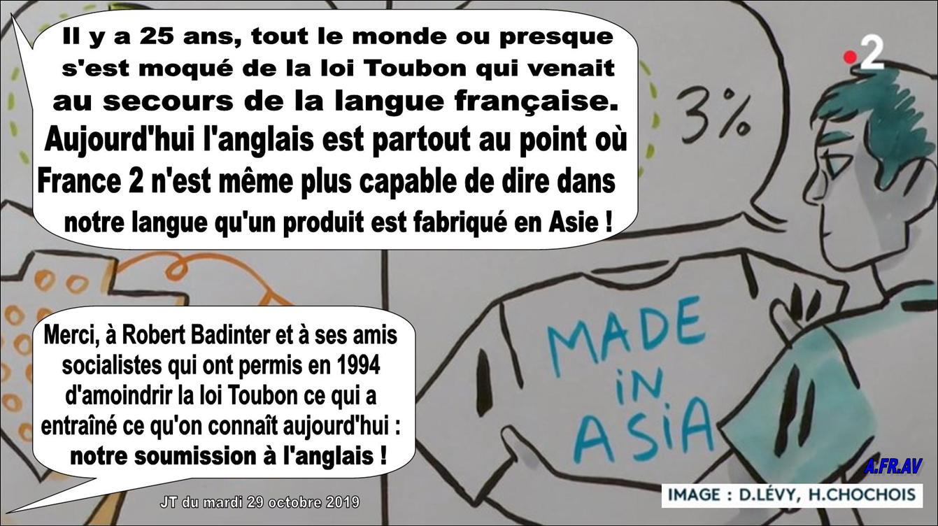 La Loi Toubon ,Héloïse Chochois et le JT de 20h de France 2
