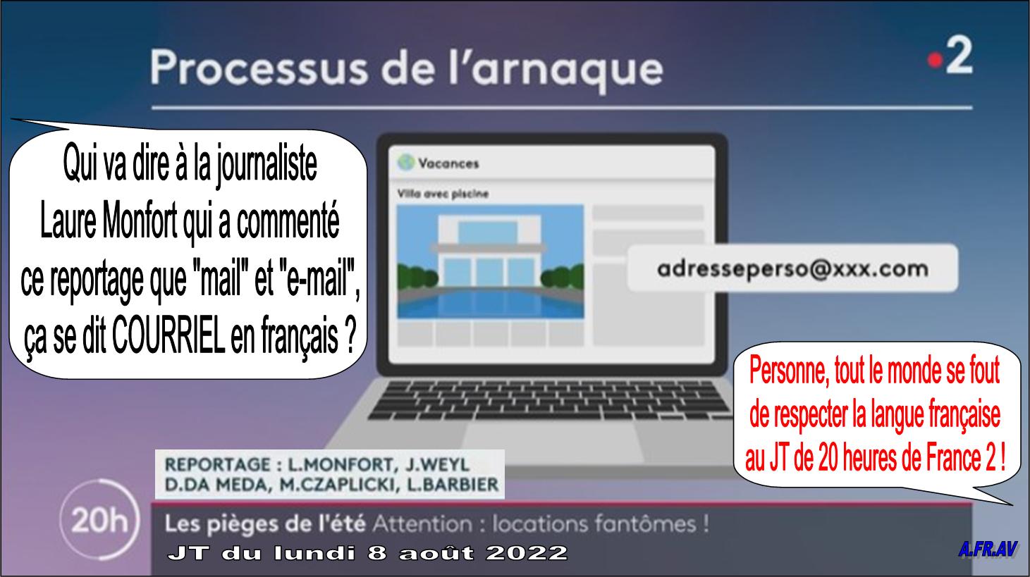 Laure Monfort, COURRIEL, journaliste, France 2, France Télévisions