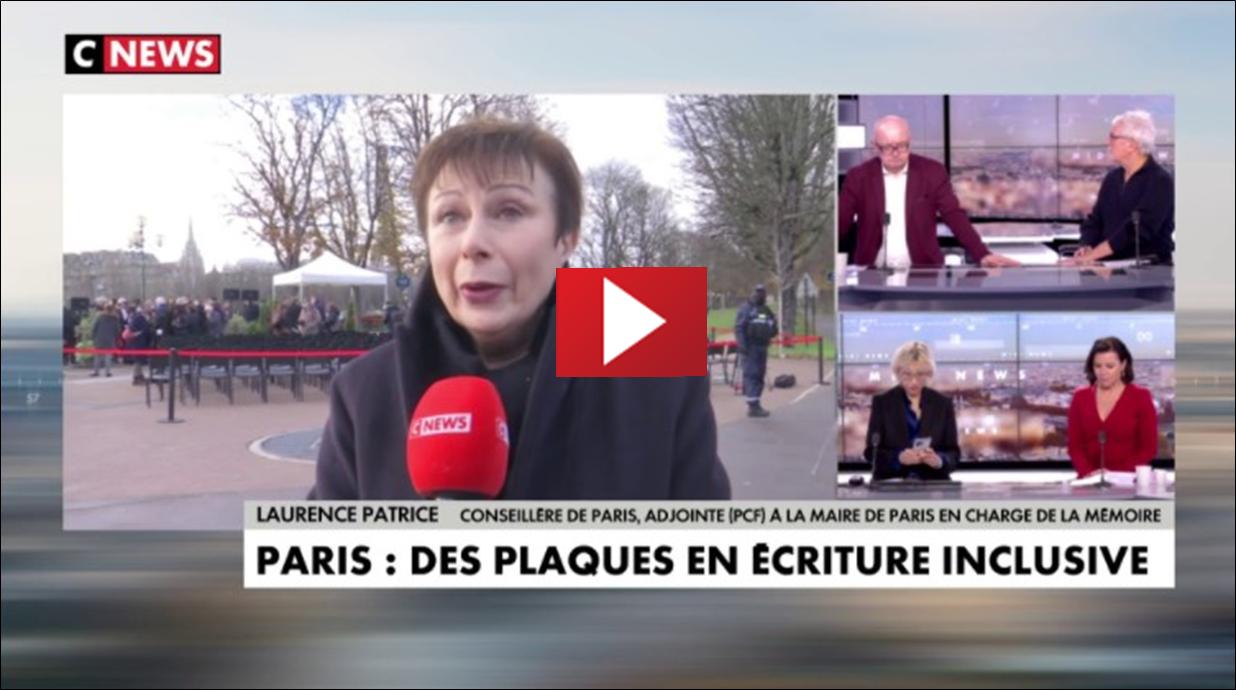 Laurence Patrice, conseillère à la mairie de Paris chargée de la mémoire