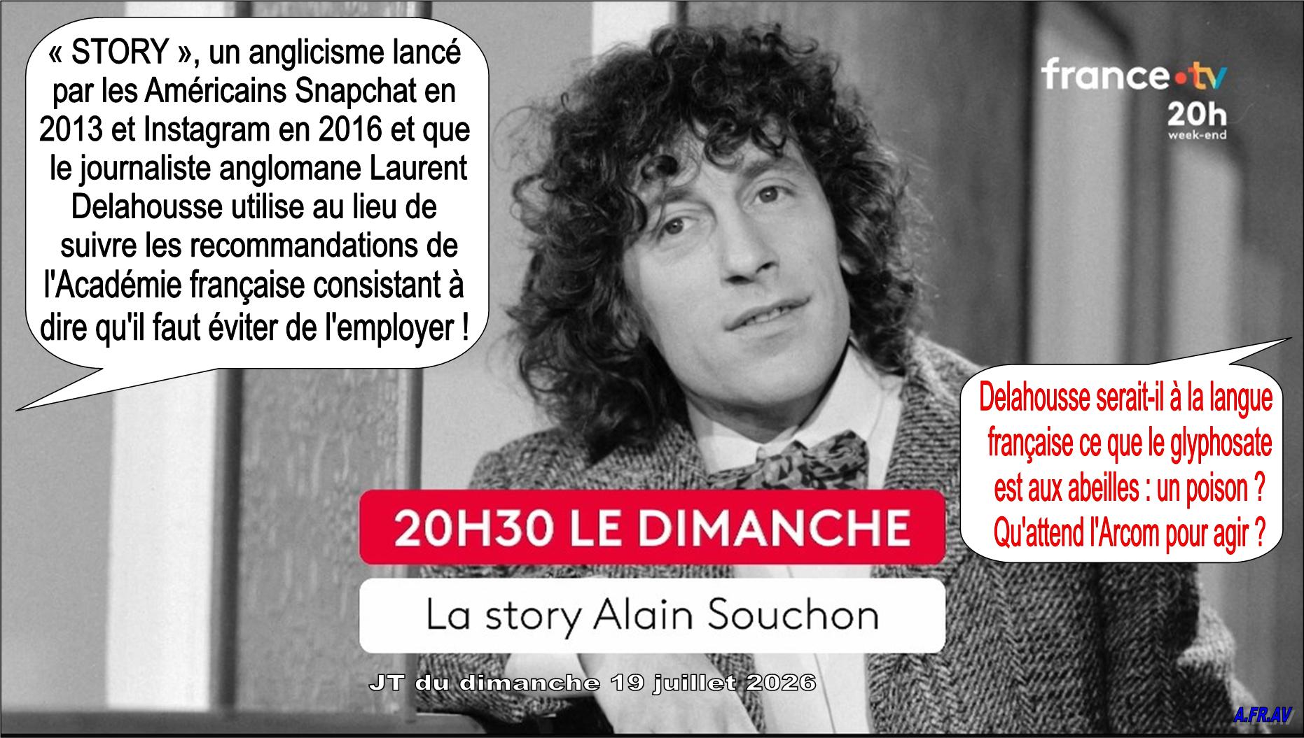 Laurent Delahousse, Alain Souchon, 20H30 le dimanche