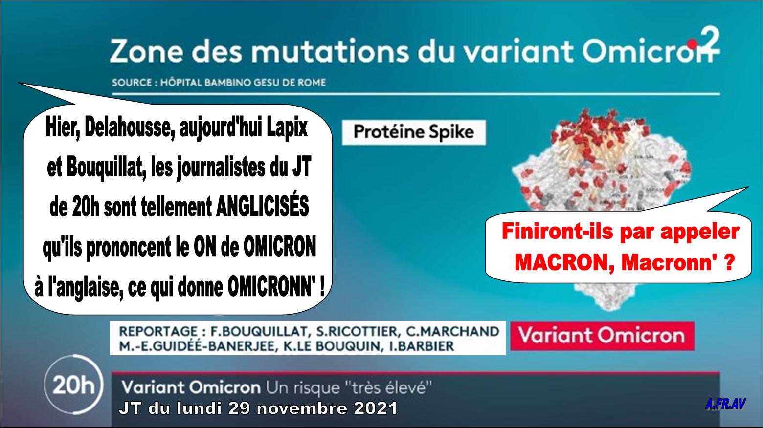 Laurent Delahousse, Anne-Sophie Lapix, Florence Bouquillat, Simon Ricottier, JT de 20h de France 2