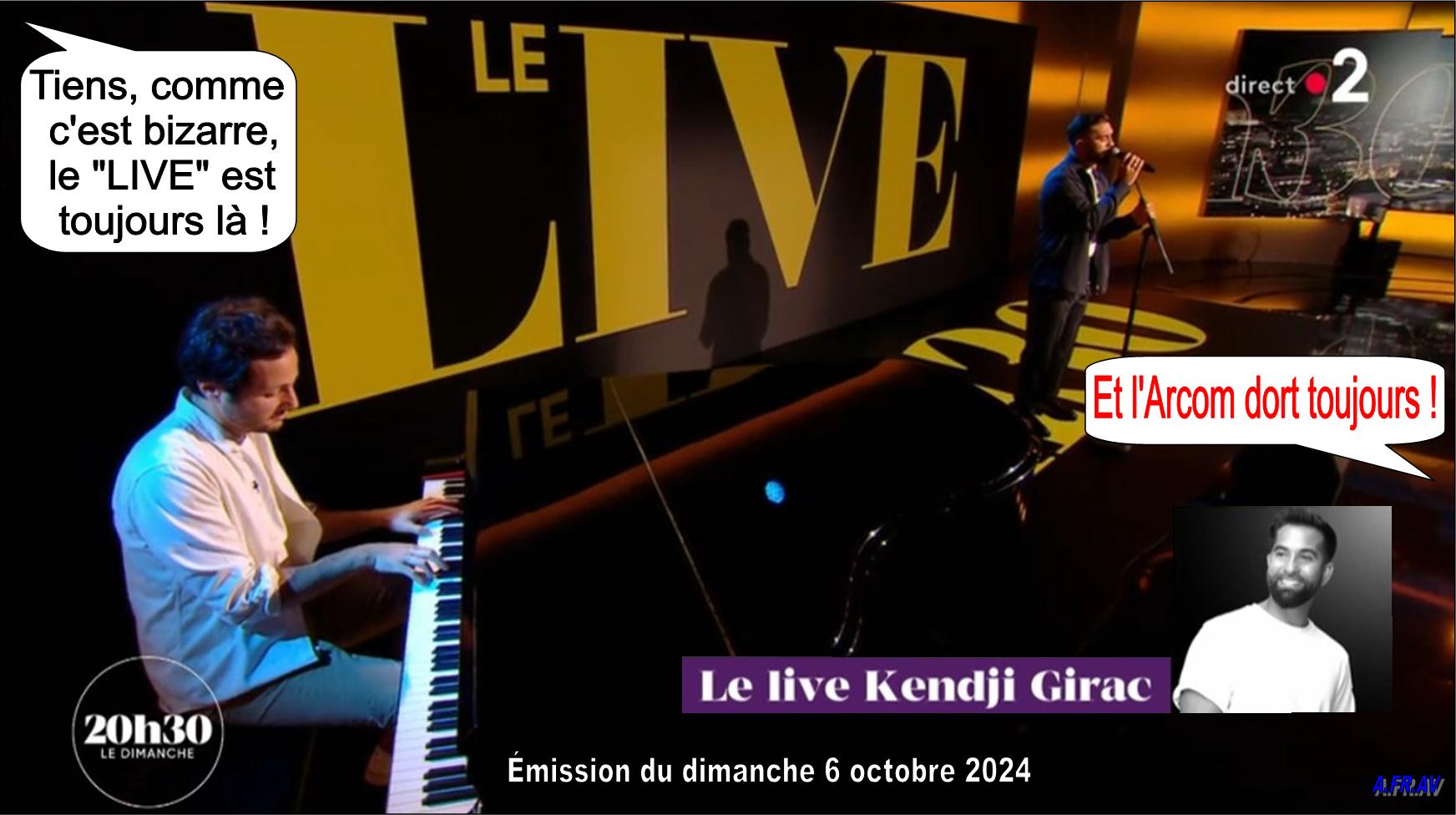 Laurent Delahouse, Kendji Girac, 20h30 le dimanche