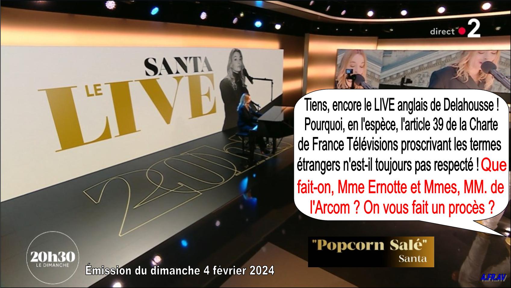 Laurent Delahousse et son LE LIVE du dimanche soir sur France 2