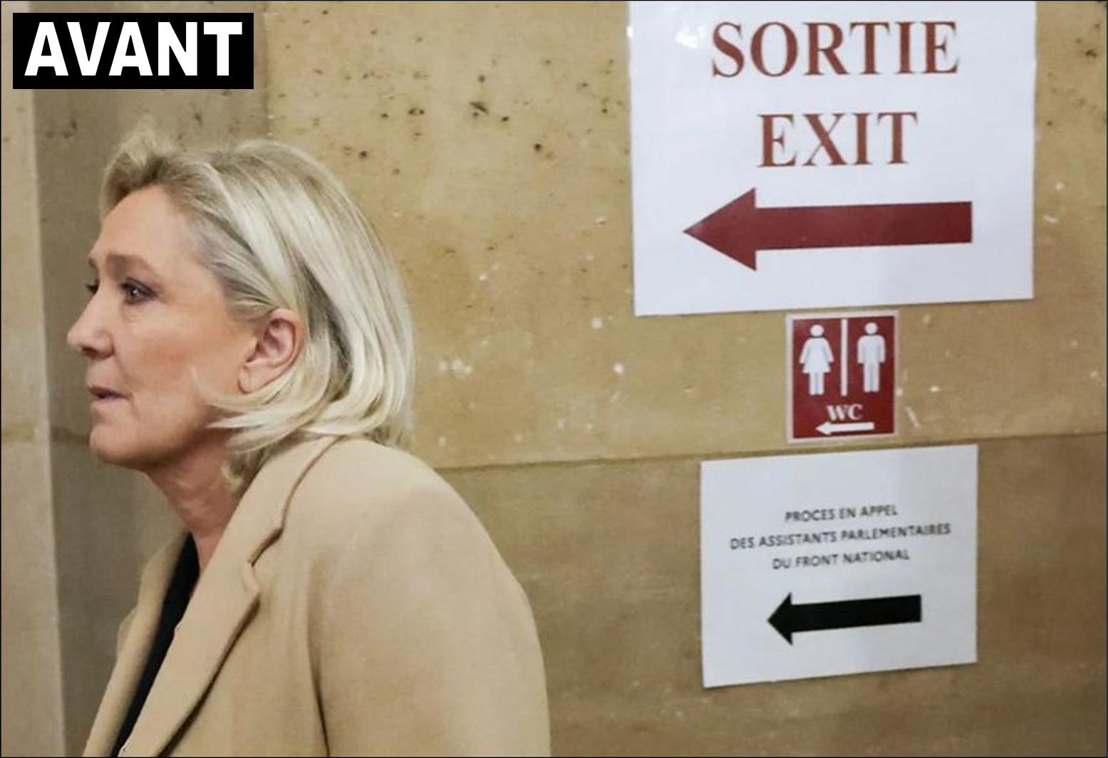 loi Toubon, Cour d'appel de Paris, panneau de sortie