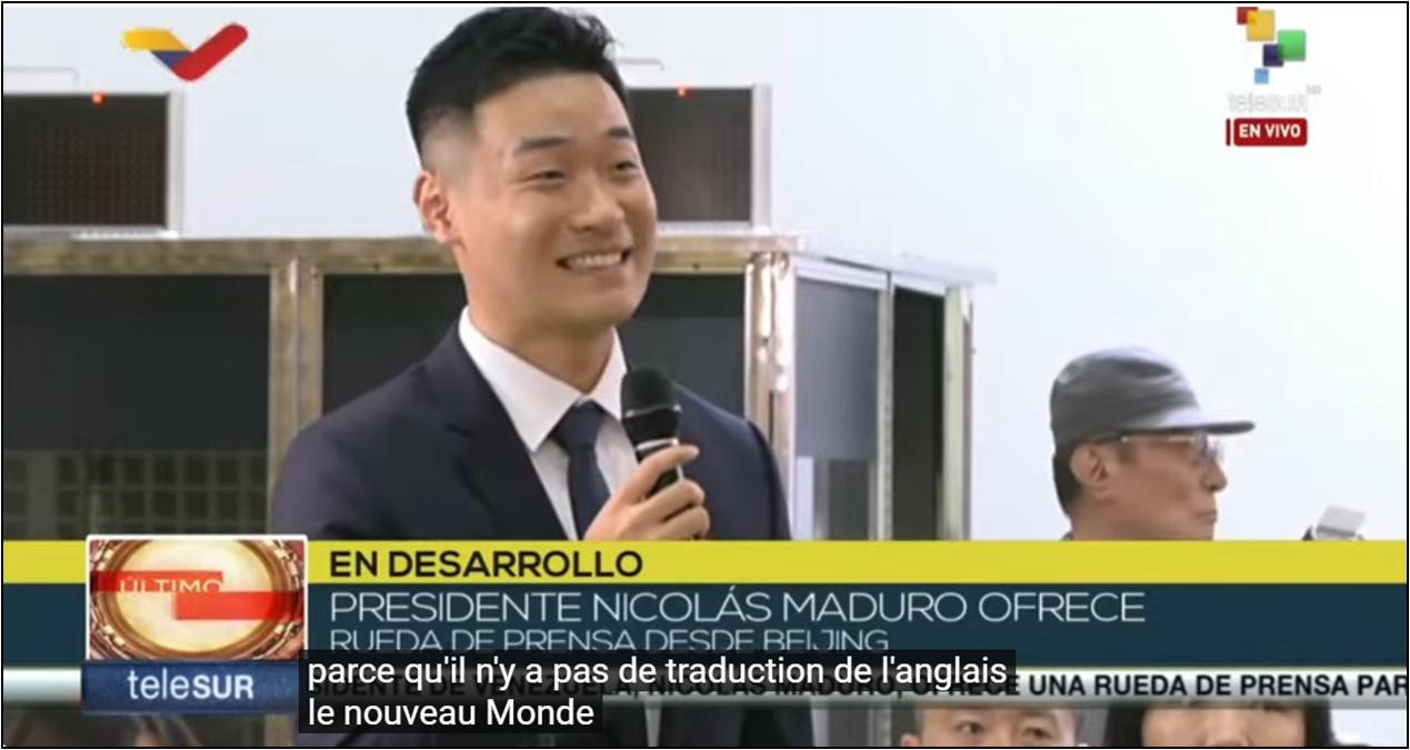 Le président du Venezuela Nicolas Maduro pour un nouveau monde sans l'hégémonie de l'anglais