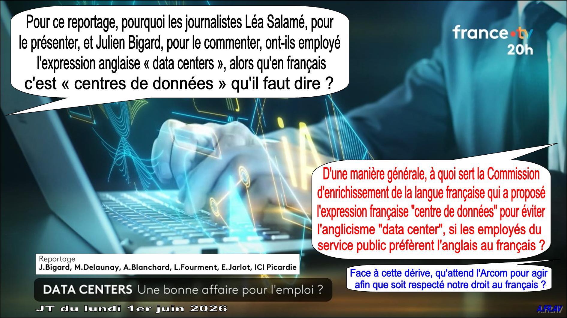 Léa Salamé, Julien Bigard, journalistes, France 2, France Télévisions