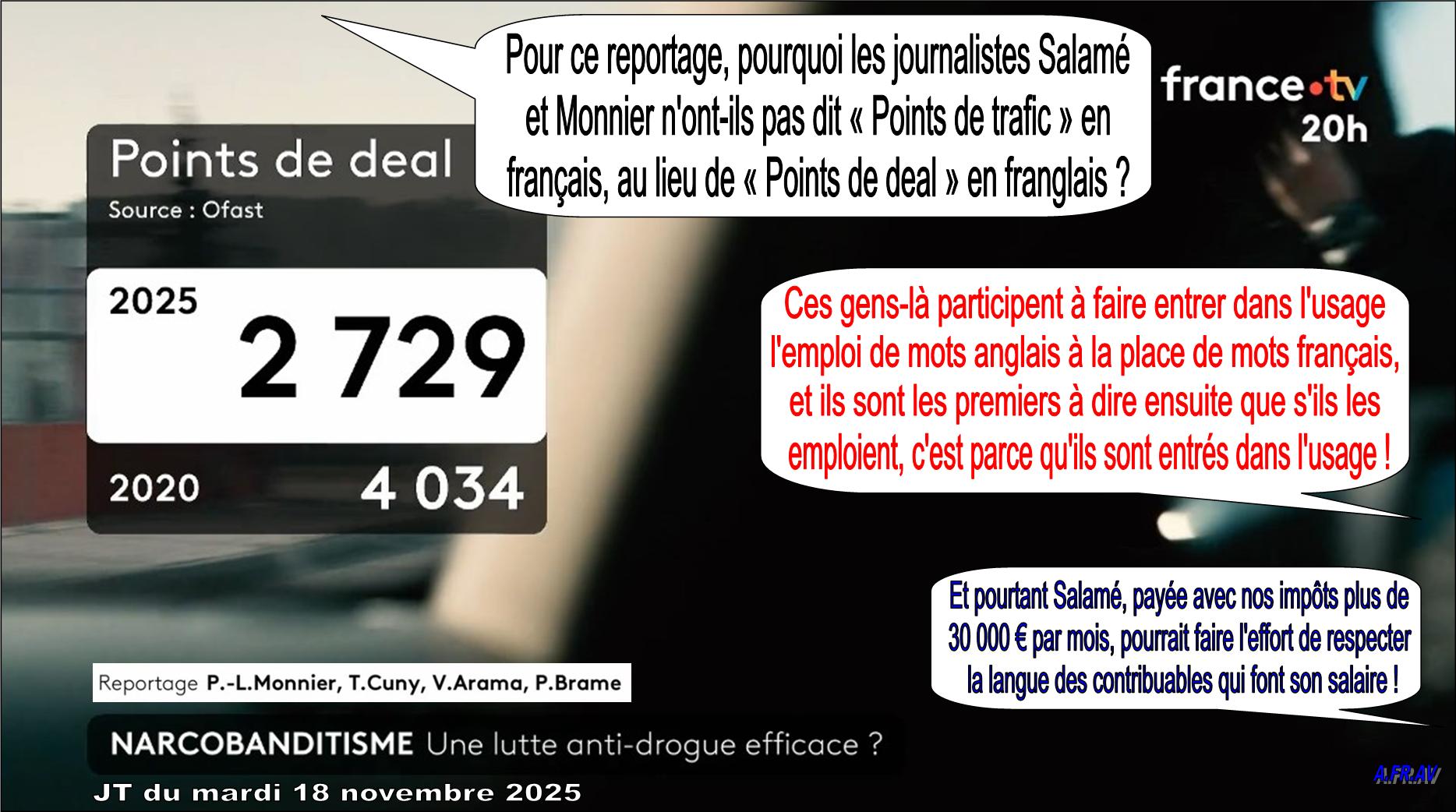 Léa Salamé, Jean-Luc Monnier, Thomas Cuny, Pierre Brame, journalistes