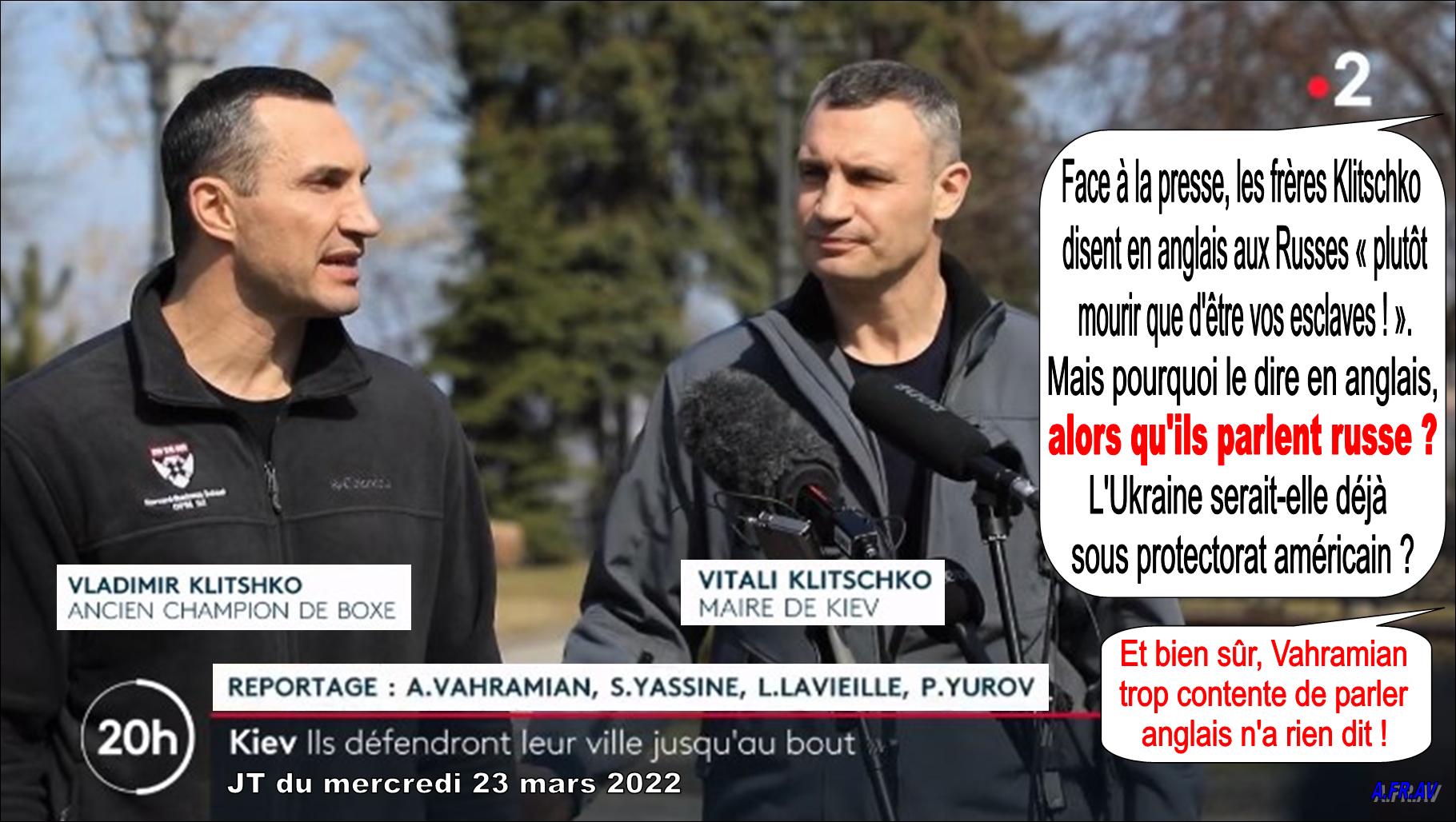 Les frères Klitschko, Kiev, Ukraine, Agnès Vahramian, France-2, France Télévisions