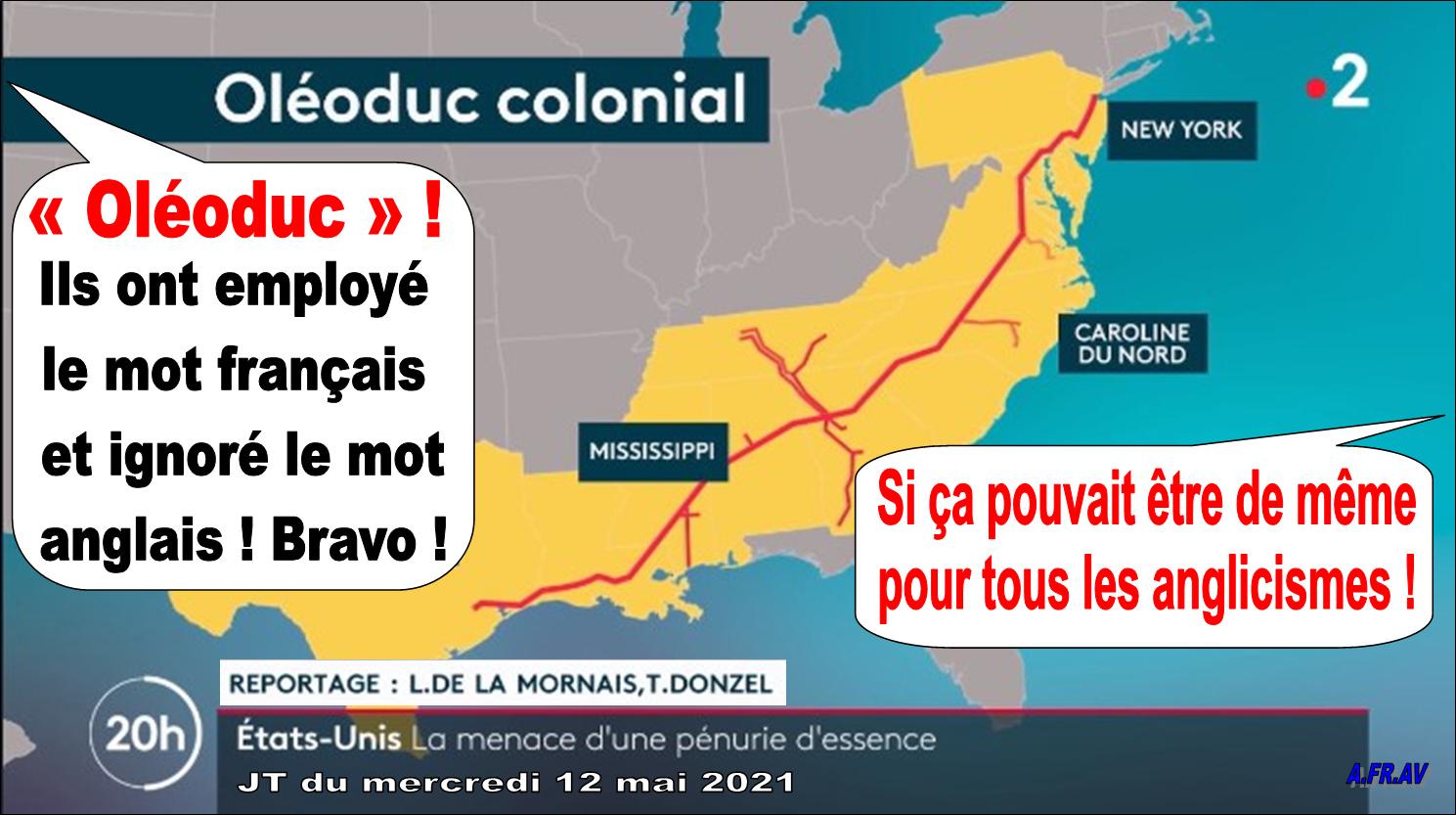 Loic de La Mornais, Thomas Donzel, oléoduc, JT de 20h France 2