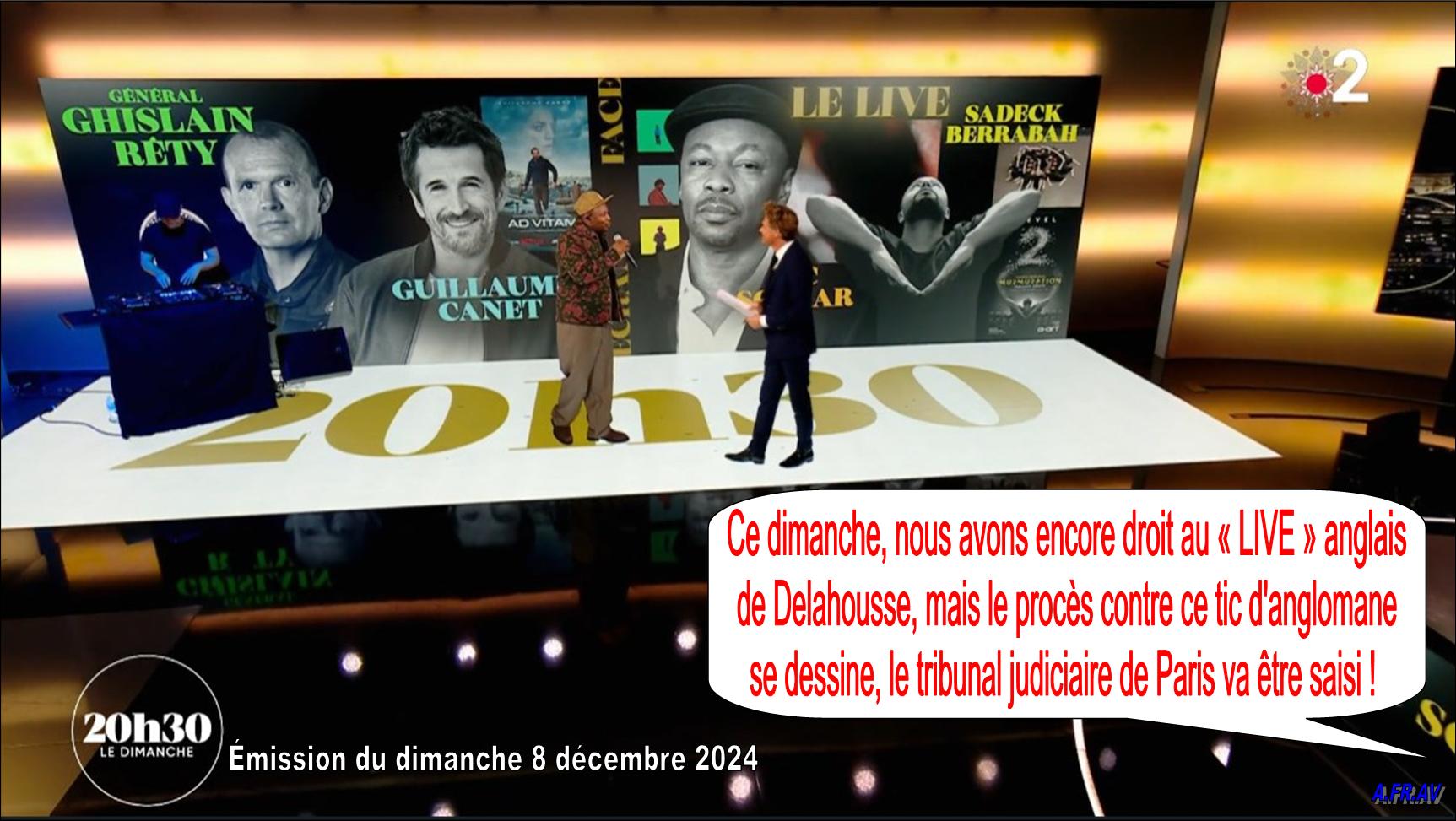 MC Solar, Delahousse, 20h30 le dimanche, France 2