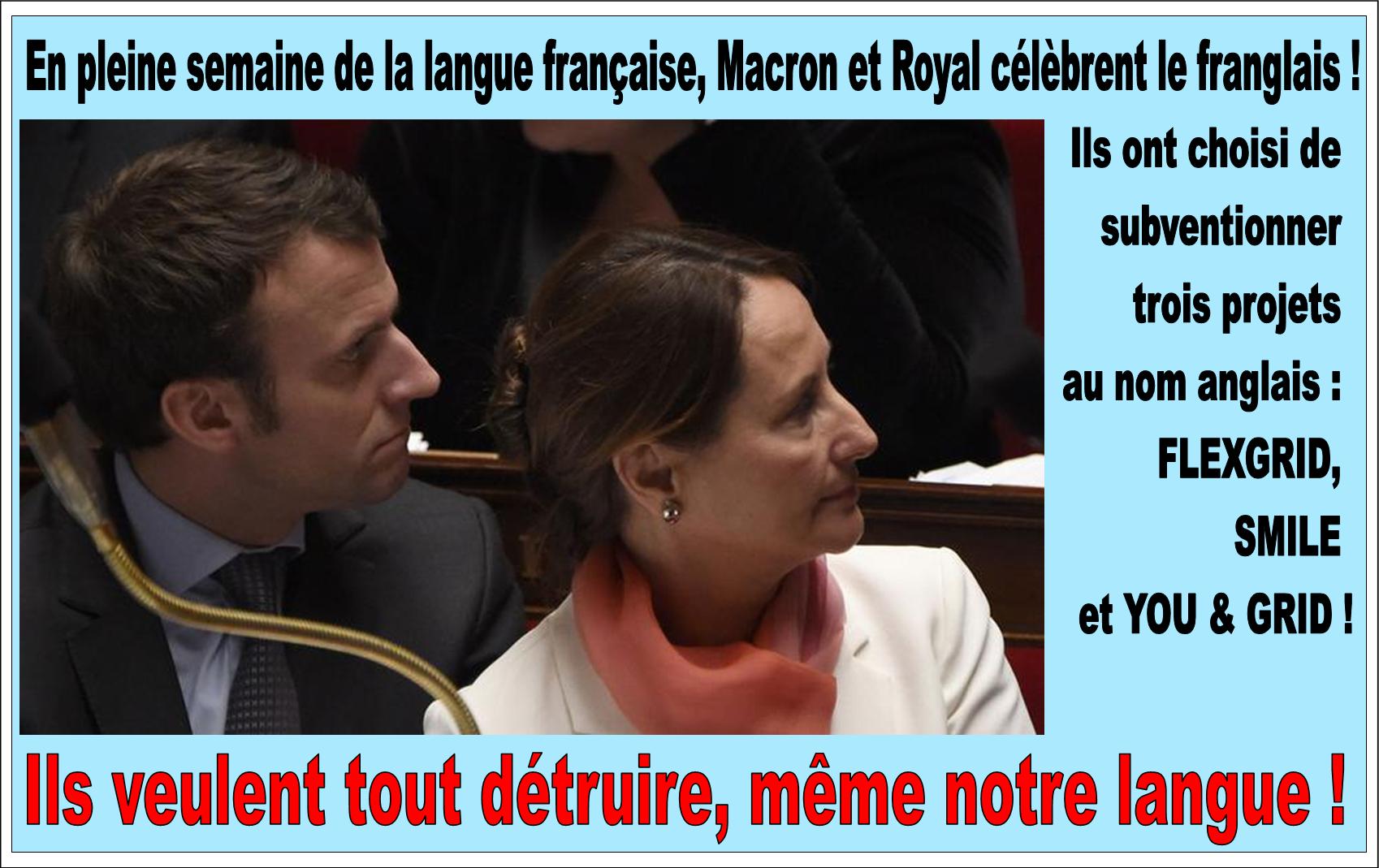 Emmanuel Macron et Sgolne Royal, assassins de la langue franaise et de la Francophonie ?