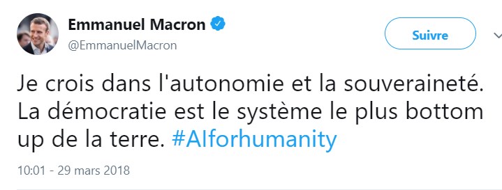 Emmanuel Macron, l'anglais et l'intelligence artificielle