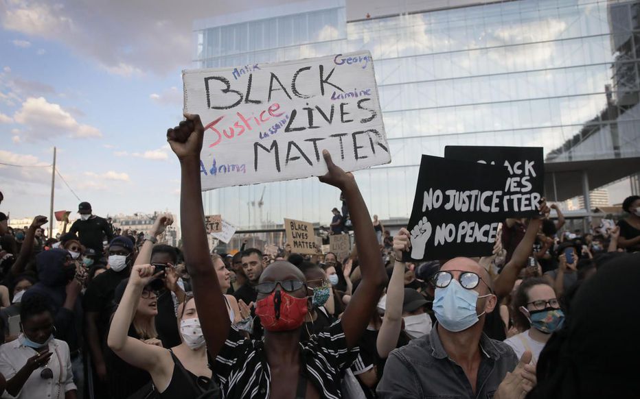 Manifestation contre le racisme à Paris, juin 2020