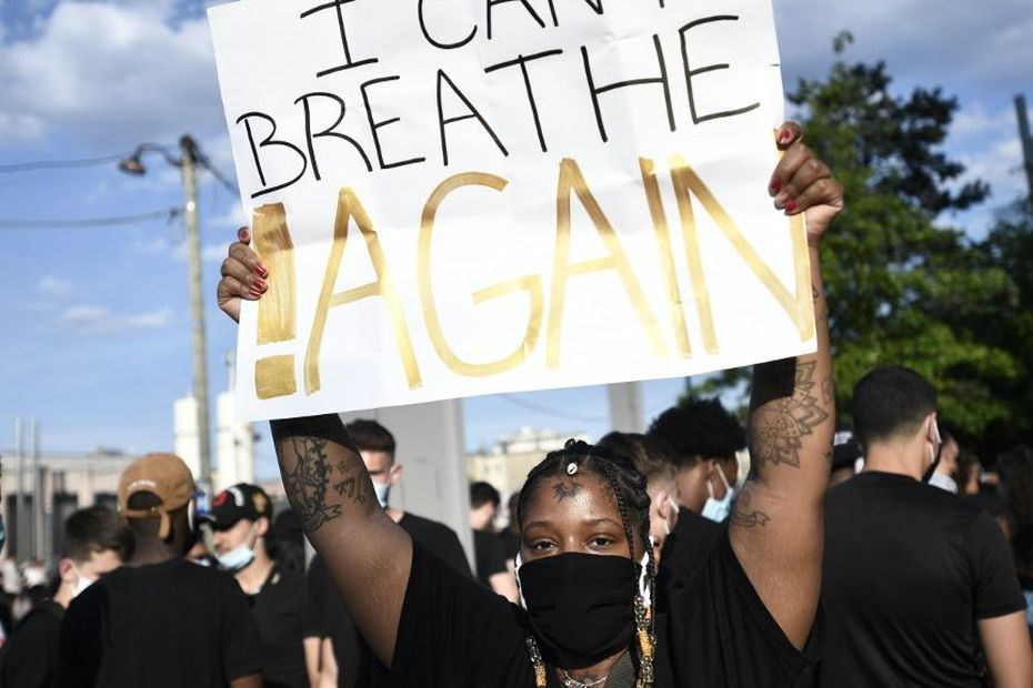 Manifestation contre le racisme à Paris, le 2 juin 2020