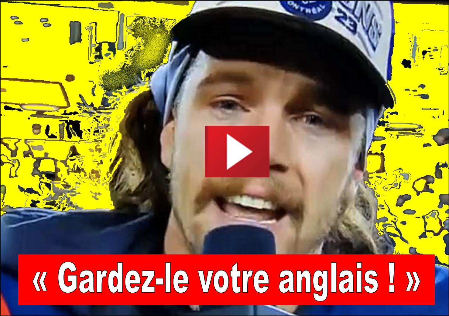 Marc-Antoine Dequoy, un Qu�b�cois � prendre en exemple pour la d�fense de la langue fran�aise.