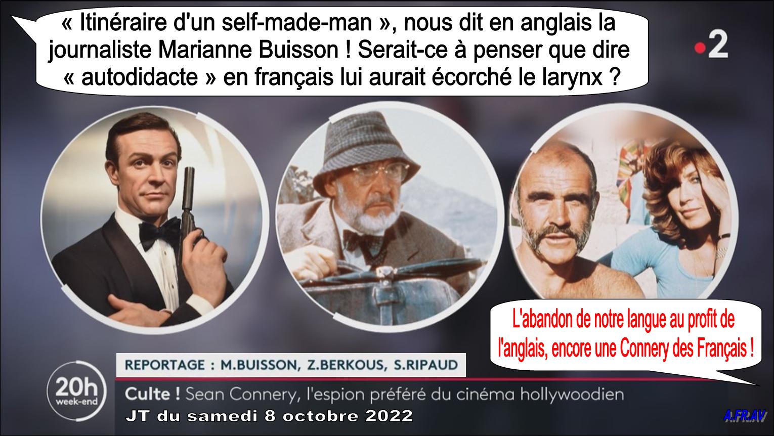 Marianne Buisson, Zidene Berkous, Sean Connery, France 2, France Télévisions