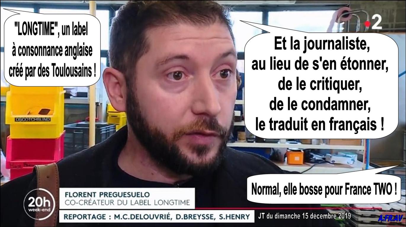 Marie-Candice Delouvrié, Florent Freguesuelo et le Label Longtime sur France 2