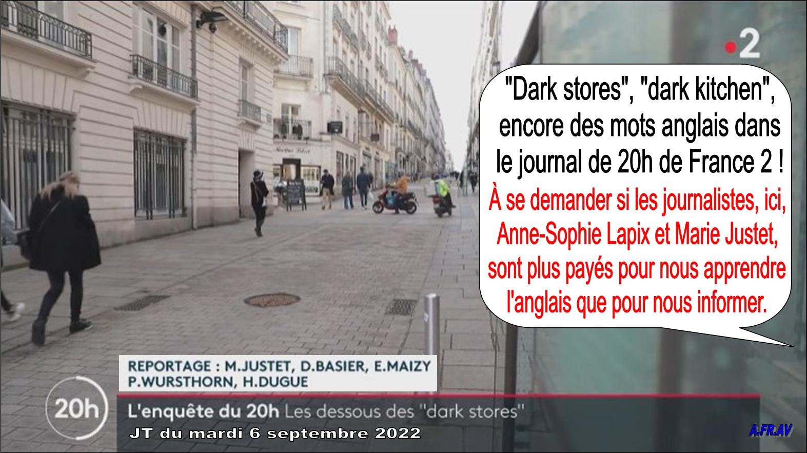 Marie Justet, Anne-Sophie Lapix, journalistes, France 2, France Télévisions