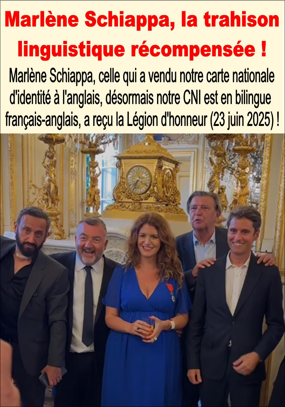 Marlène Schiappa, légion d'honneur