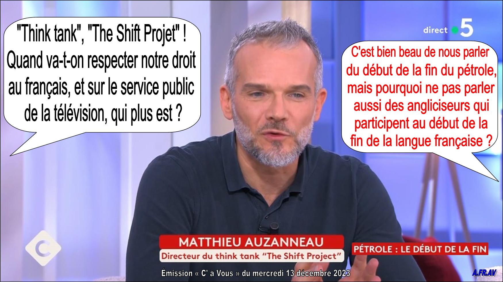 Matthieu Auzanneau, Patrick Cohen, Pierre Lescure, Mohamed Bouhafsi, Bertrand Chameroy, Emilie Tran Nguyen, Lorrain Sénéchal, Anne-Elisabeth Lemoine, C' dans l'Air, France 5