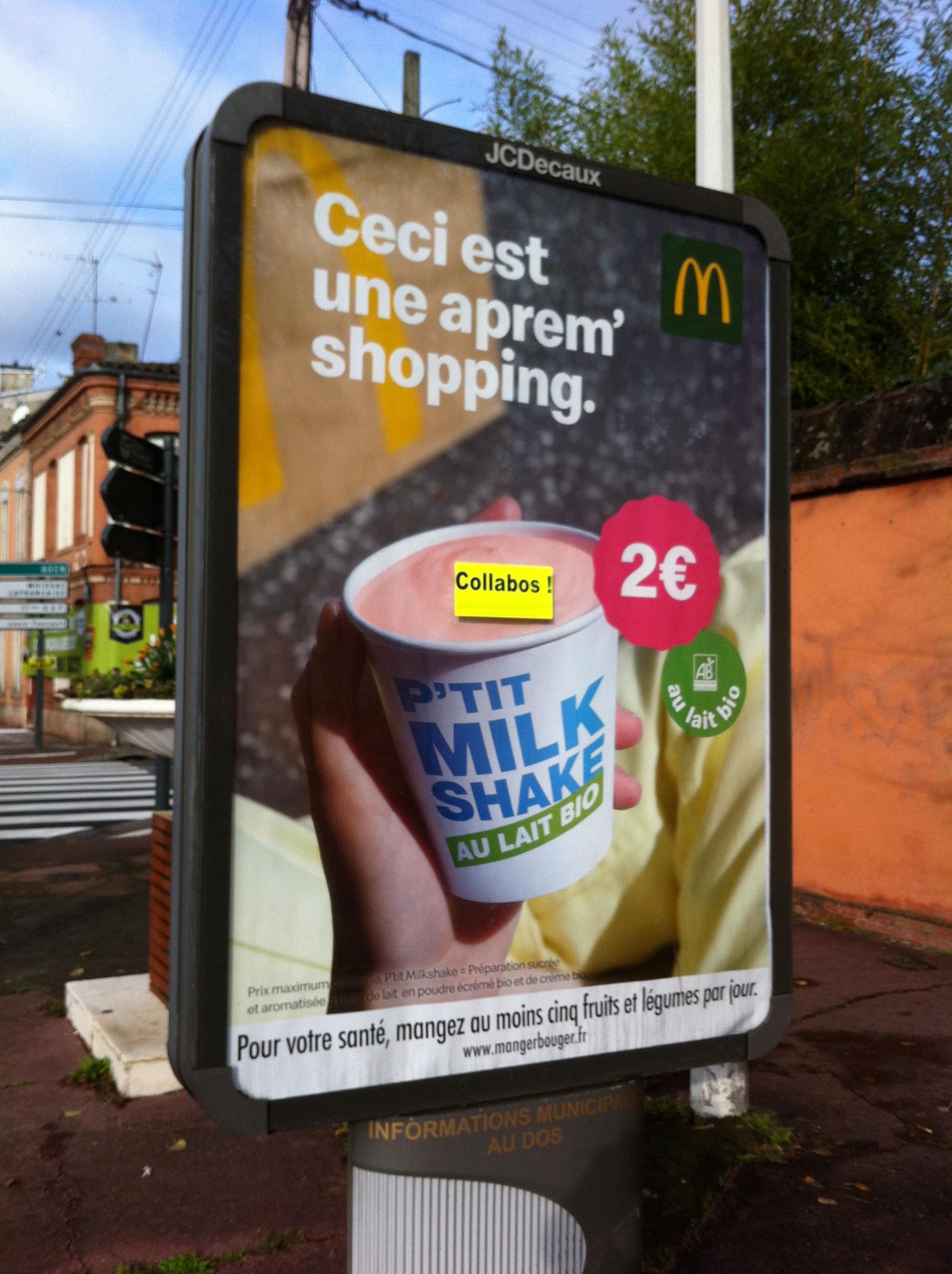 McDo, le Petit Milk Shake