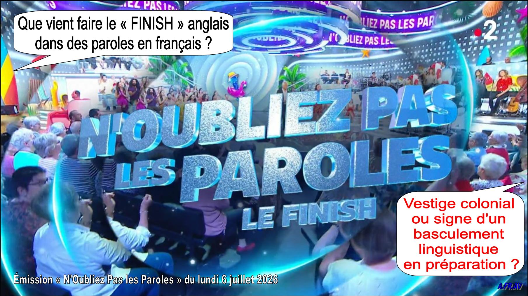Nagui, N'Oubliez Pas les Paroles, la Finale, NOPLP