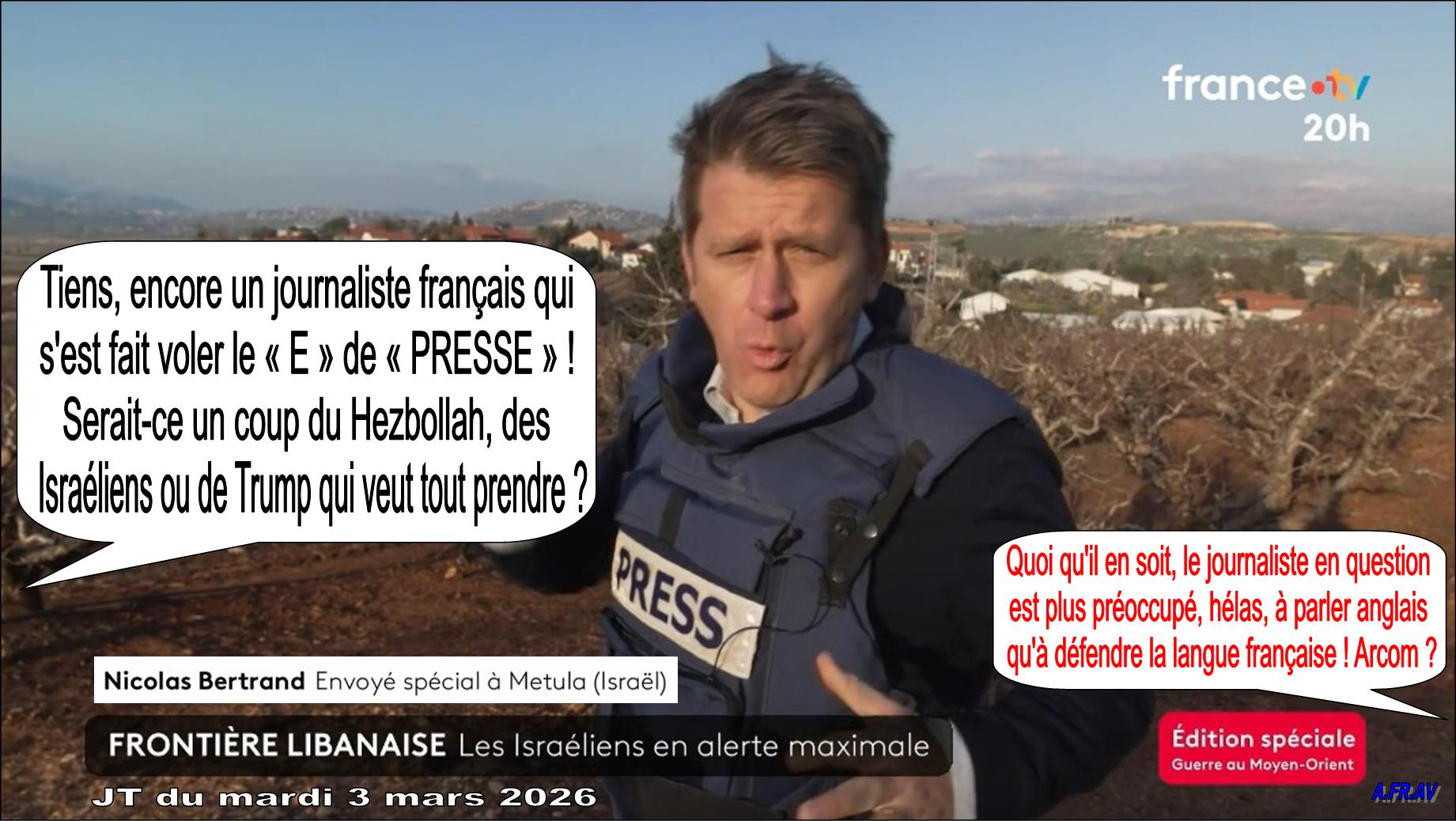 Nicolas Bertrand, journaliste, France 2, France Télévisions