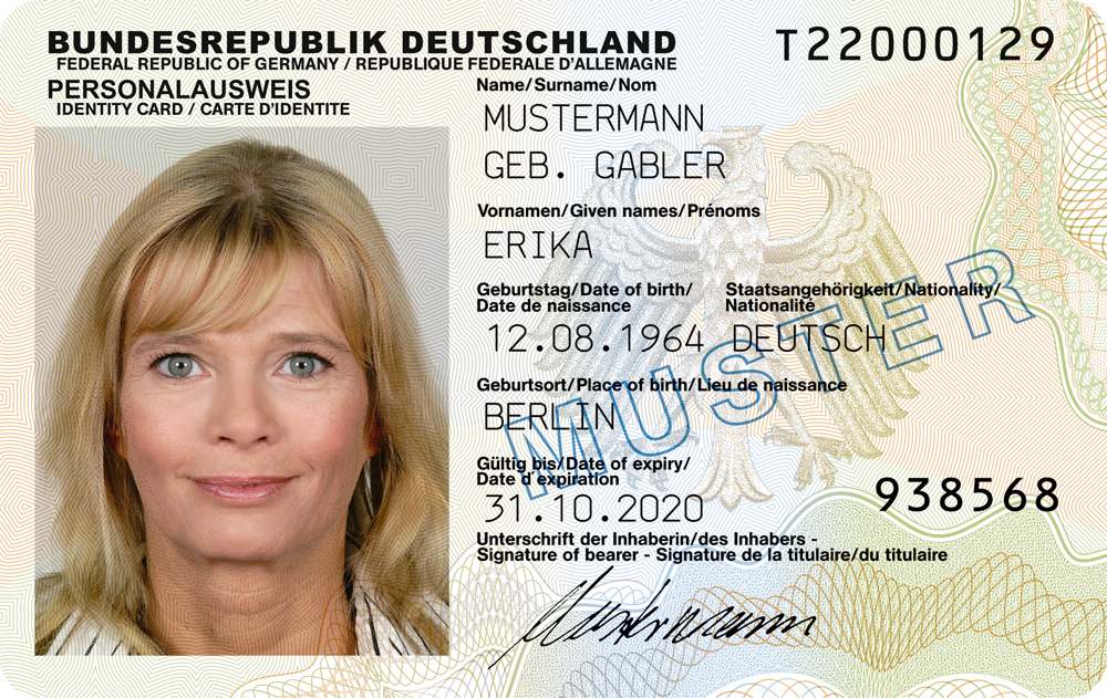 /Nouvelle carte nationale d'identité allemande