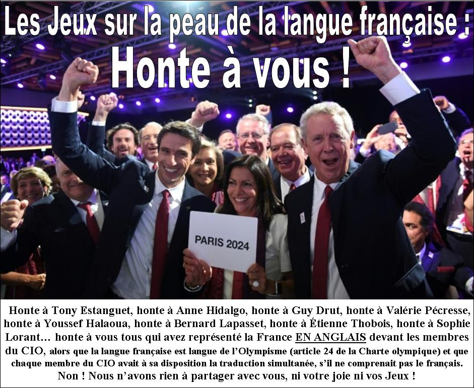 Paris-2024, les JO de la honte (Anne Hidalgo, Tony Estanguet, Valrie Pcresse, Guy Drut)