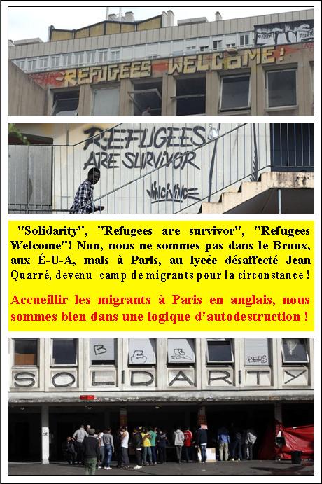 Paris en anglais pour les migrants