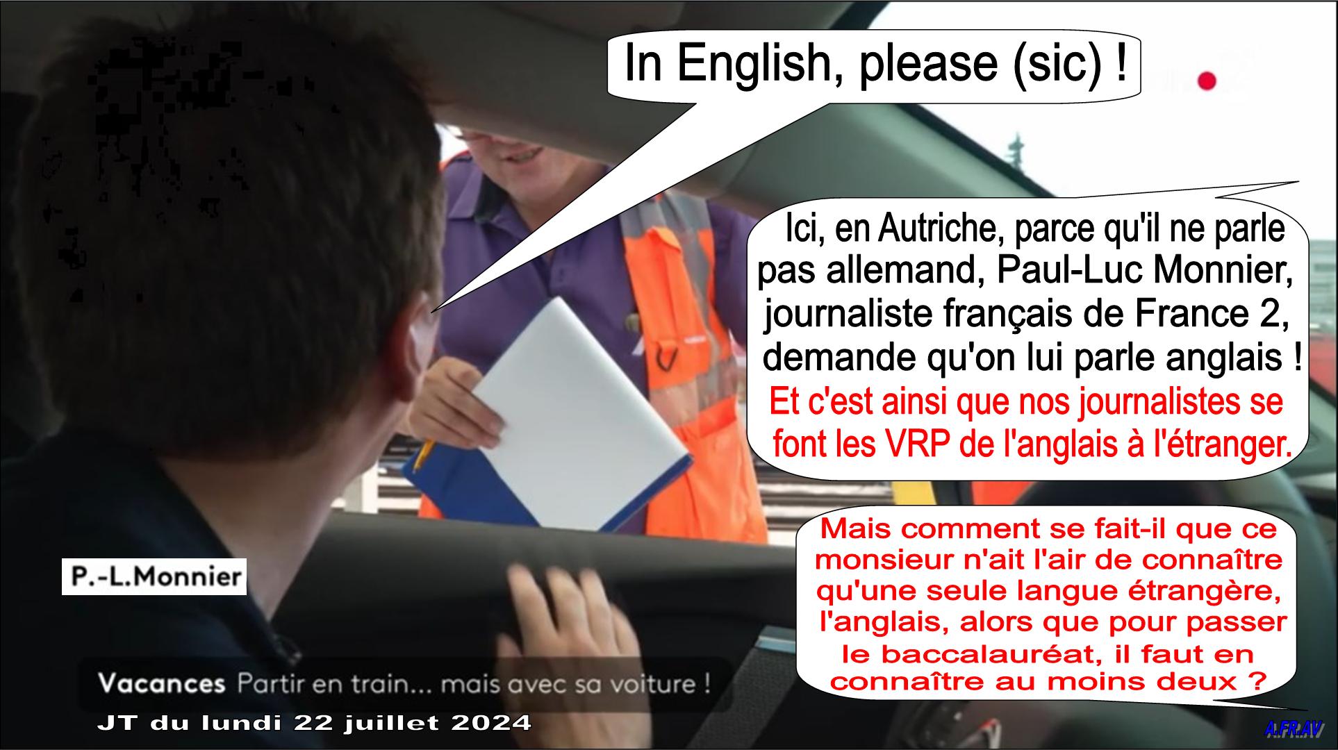 Paul-Luc Monnier, journaliste VRP de l'anglais