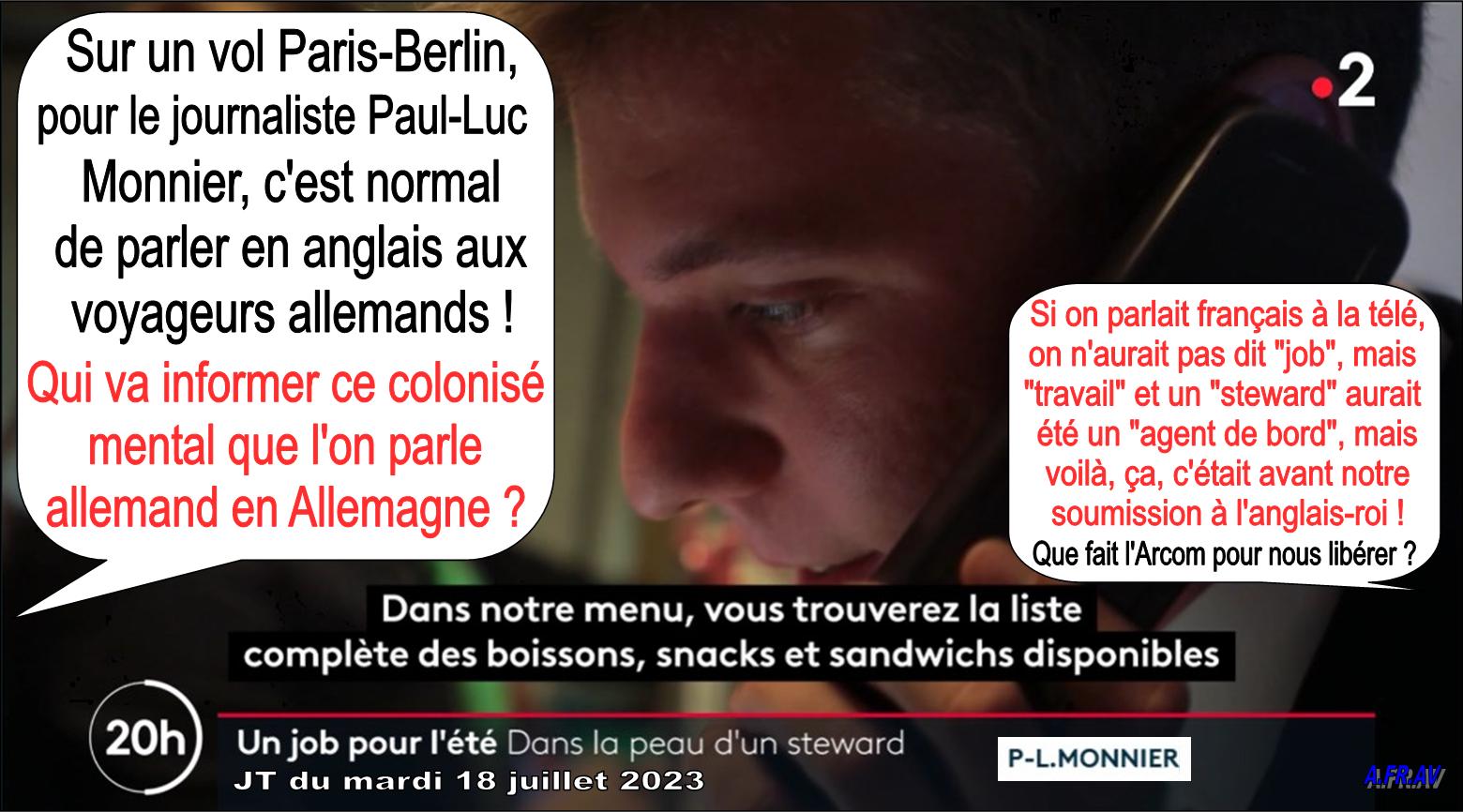 Paul-Luc Monnier, journaliste à France 2, France Télévisions