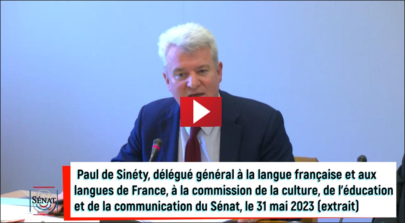 Paul de Sin�ty et l'article 14 de la loi Toubon
