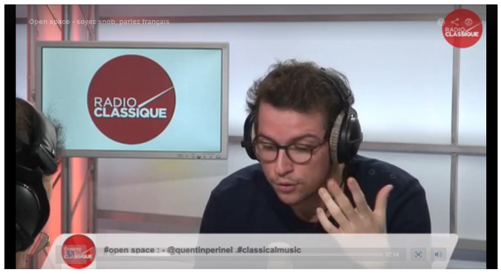 Radio France Classique, P�rinel et les anglicismes