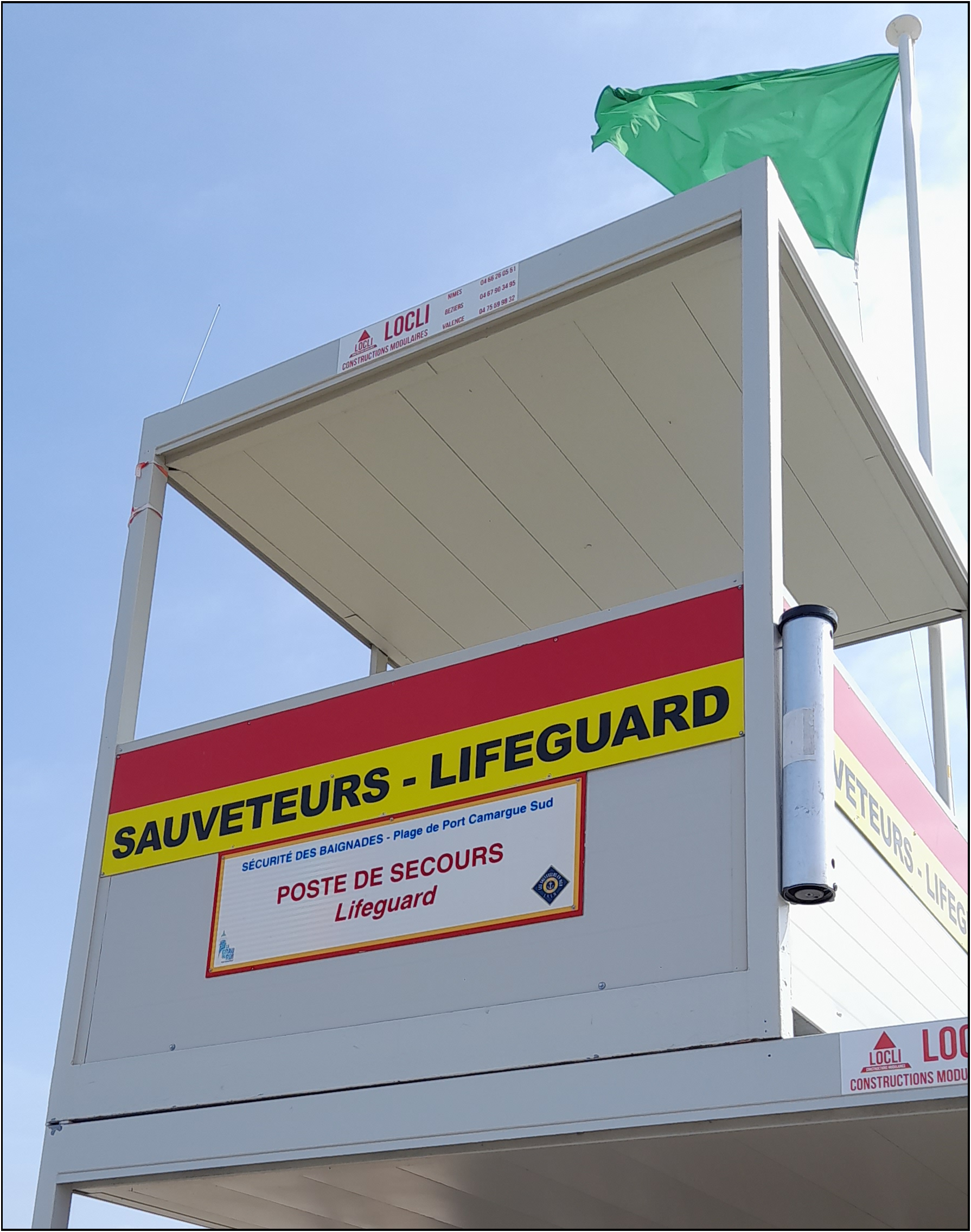 Poste, surveillance, sécurité, Port-Camargue-Sud, Le-Grau-du-Roi, sauveteurs