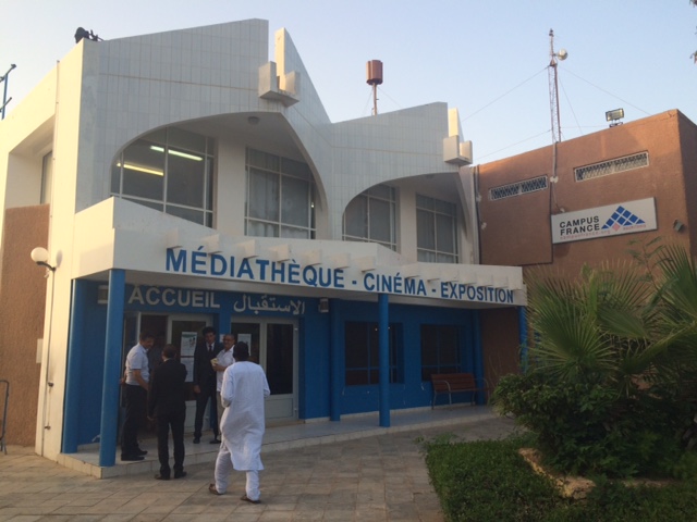 Pouria Amirshahi à l'Institut français de Nouakchott