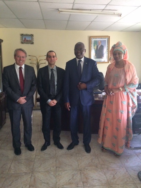 Pouria Amirshahi et Sidi Ould Salem, Ministre de l’enseignement supérieur et de la recherche de Mauritanie