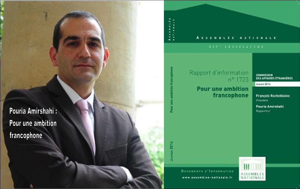 Pouria Amirshahi un plan pour la francophonie