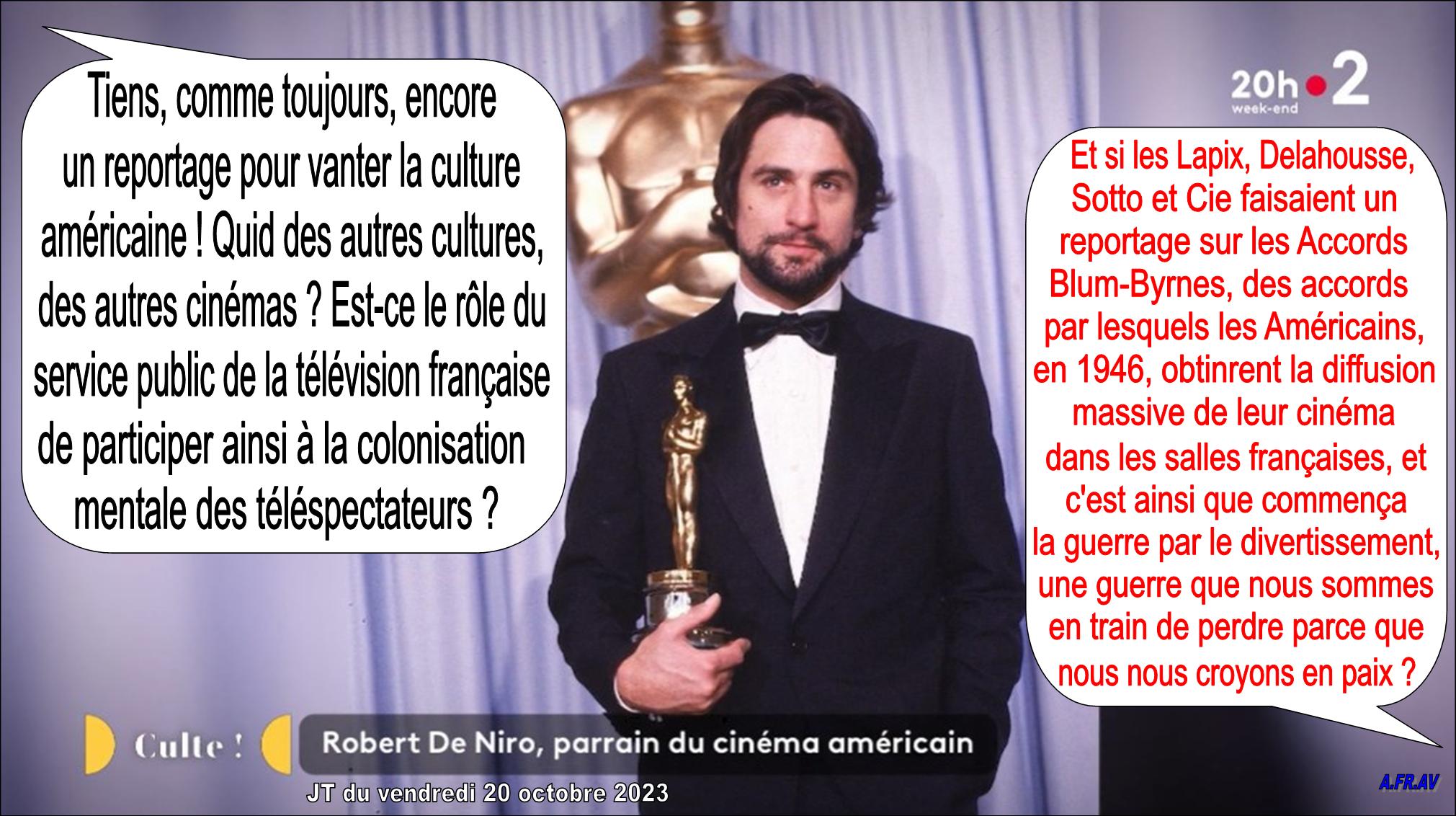 Quand nous parlera-t-on des Accords Blum-Byrnes au JT de 20h de France 2 de France Télévisions