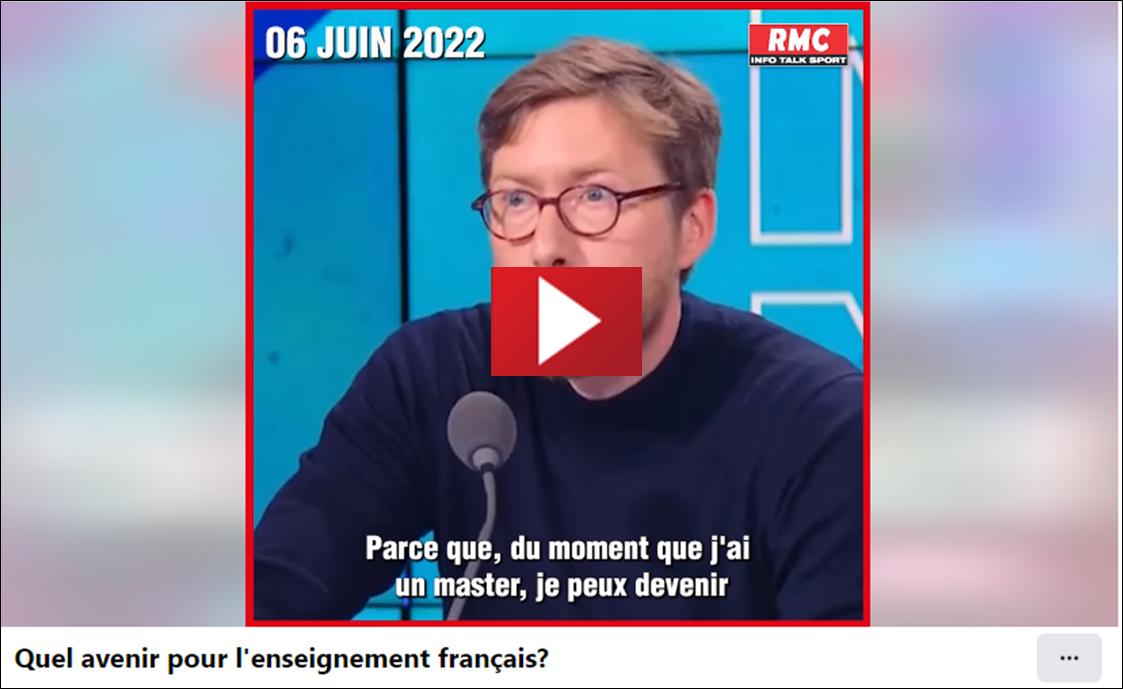 Quel avenir pour l'enseignement fran�ais