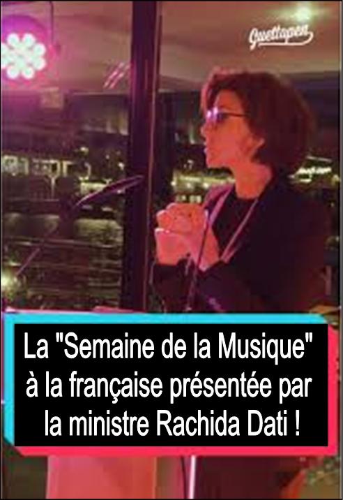 Rachida-Dati, Semaine de la misique