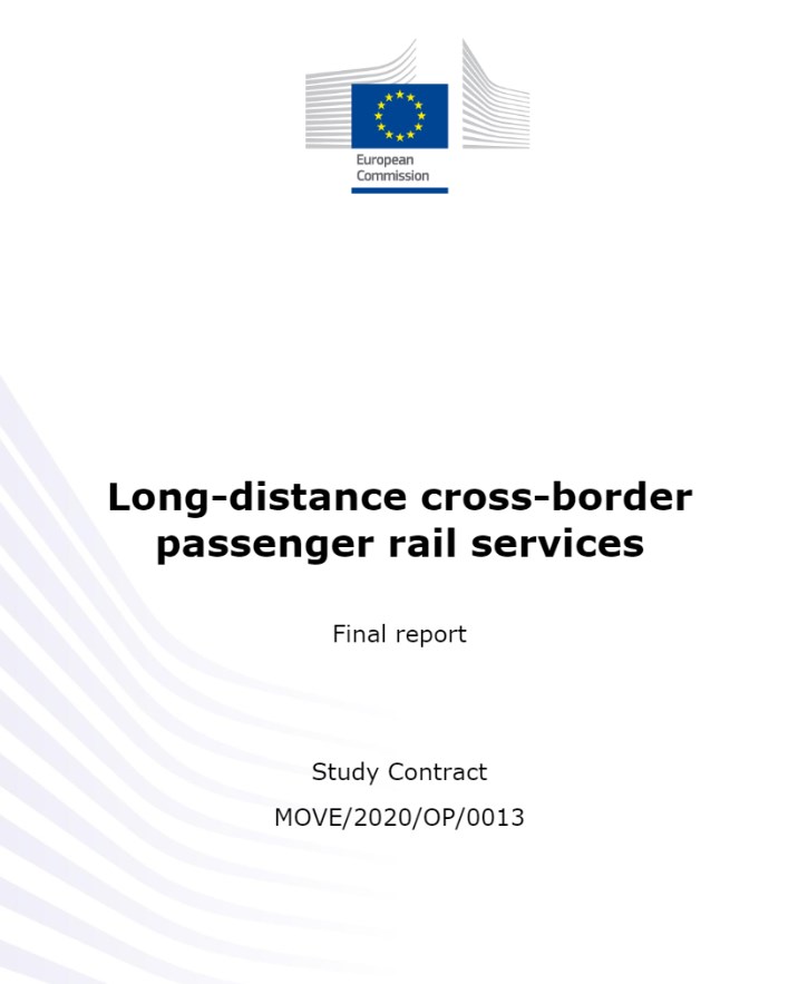 Rapport europen en anglais des services ferroviaires transfrontaliers de transport de passagers longue distance