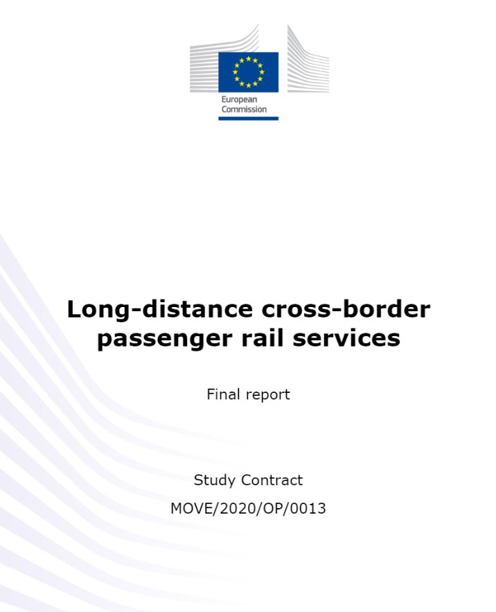 Rapport europ�en en anglais des services ferroviaires transfrontaliers de transport de passagers longue distance