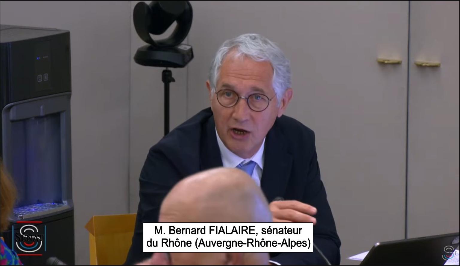 Sénateur Bernard FIALAIRE, langue française et Francophonie, audition au sénat, le 31 mai 2023
